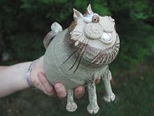 Cat Money Box - seated 