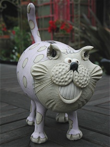  Polkadot Jazz Cat Money Box 