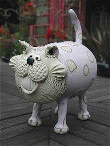  Polkadot Jazz Cat Money Box 