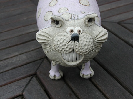  Polkadot Jazz Cat Money Box 
