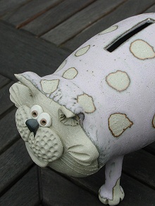  Polkadot Jazz Cat Money Box 
