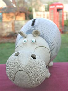  Giant Hippo Money Box 