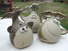  Collectable Miniature Pottery Whale 