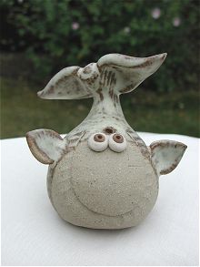  Collectable Miniature Pottery Whale 