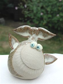  Collectable Miniature Pottery Whale 