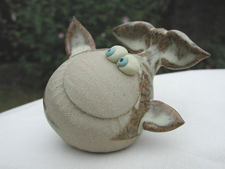  Collectable Miniature Pottery Whale 