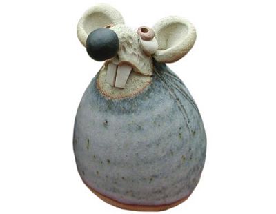  Collectable Miniature Pottery Church Mouse 