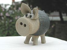  Collectable Miniature Pottery Pig 
