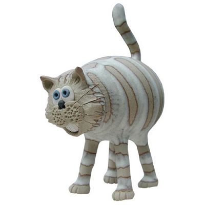  Pottery Leggy Cat - standing 