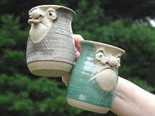  Face Mug - half pint grumpy 