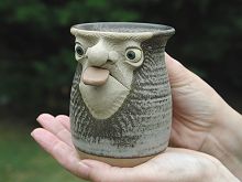  Face Mug - half pint grumpy 