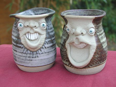  Face Mug - half pint drunk 