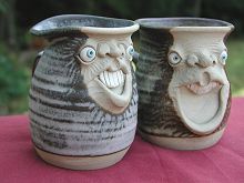  Face Mug - half pint drunk 