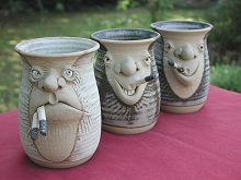  Face Mug - pint with ciggy 