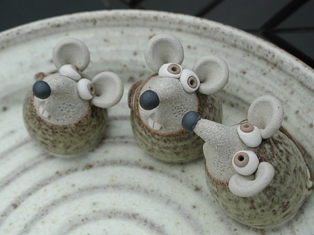  Large Piggy / Cat / Mouse Plate 
