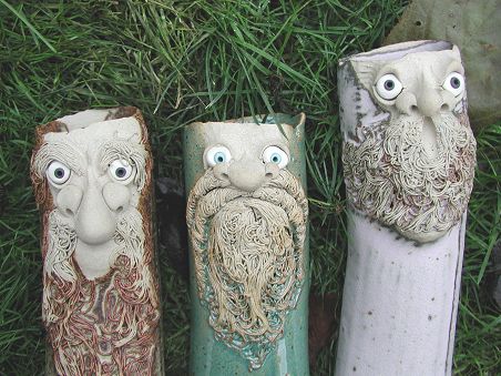  Bearded Wall Vase 