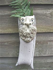  Bearded Wall Vase 