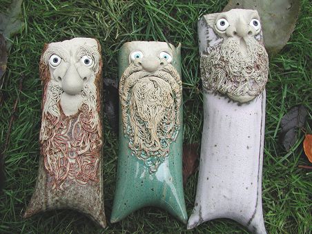  Bearded Wall Vase 