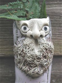  Bearded Wall Vase 