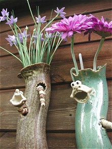  Wormy Wall Vase 