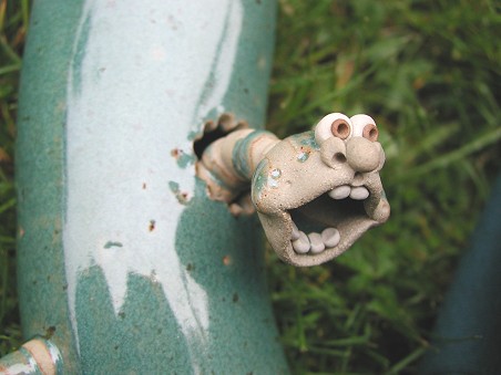 Wormy Wall Vase 