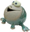  Collectable Miniature Pottery Frog - click to enlarge 