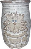  Utensil Holder - Cat Design - click to enlarge 