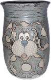  Utensil Holder - Dog Design - click to enlarge 