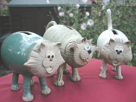  Pottery Cats 