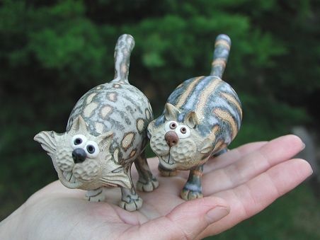  Pottery Cats 